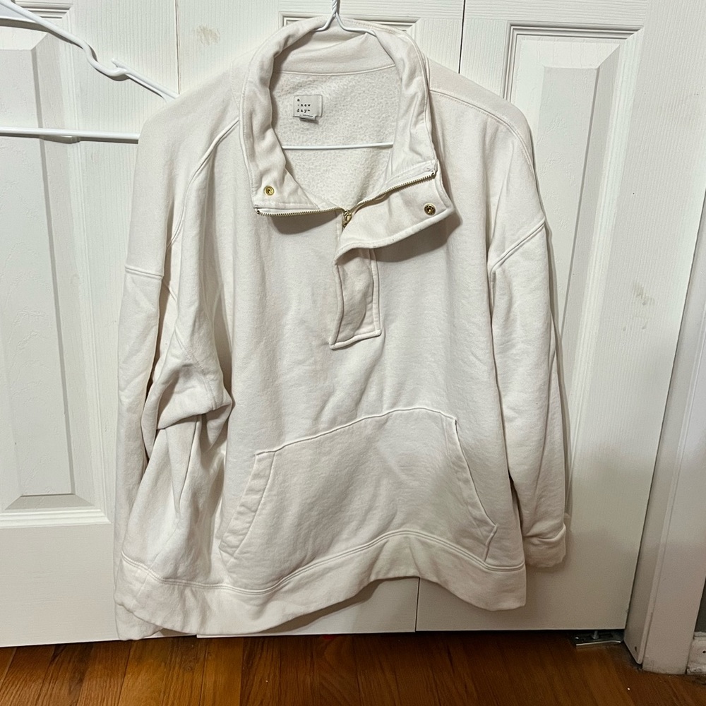 NWOT a new day quarter zip sweatshirt